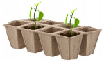 Doniczki torfowe do rozsad 24,5x12,5x6cm 3 sztuki
