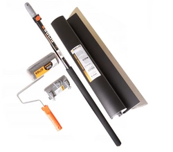 Zestaw do nakładania gładzi SOLID 5 cz.Nóż 45 cm PROFESSIONAL ,kij teleskop,wałek 25cm + rączka ,adapter