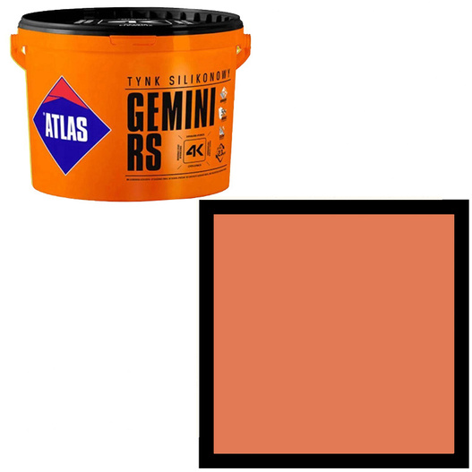 Tynk silikonowy Gemini RS 25kg Atlas SAH 0277