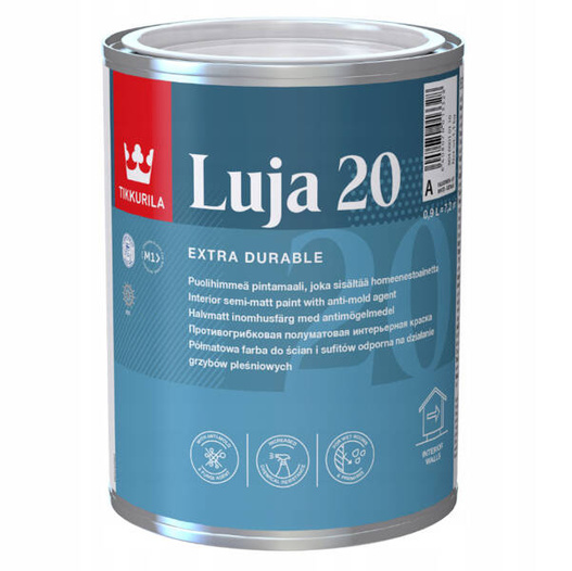 Tikkurila Luja 20 Semi Matt 0,9L Półmat Biały