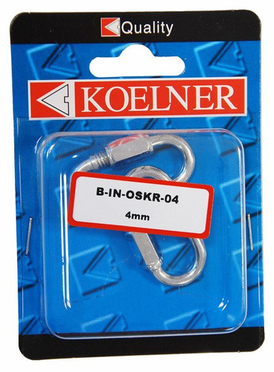 Ogniwo z zamknięciem skrętne 4 mm Koelner 