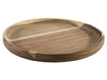 Półmisek akacjowy okrągły fi 24cm