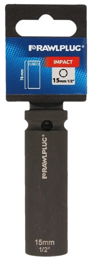 Nasadka udarowa Cr-Mo d15x78mm 1/2" Rawlplug