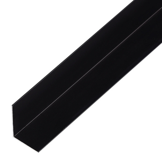 Kątownik aluminiowy anodowany Czarny 2000x25x25x1mm