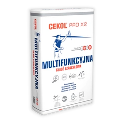 Multifunkcyjna gładź szpachlowa PRO X2 Cekol 20kg