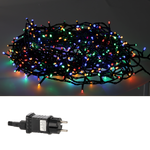 Lampki zewnętrzne/wewnętrzne 500 Led multicolor zimny flash 25m+3m zasilacz