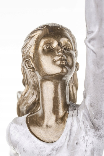 Figurka Kobieta tańcząca w białej sukni 47cm