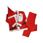 Strój Mikołaja 5 części Rozmiar uniwersalny