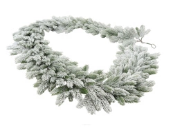 Girlanda świerkowa silikonowa śnieżona 190 cm