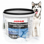 Preparat do usuwania lodu i śniegu - Jurga Lód Stop - 4 kg - chlorek wapnia