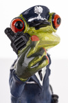 Figurka Żaba Policjant 17cm