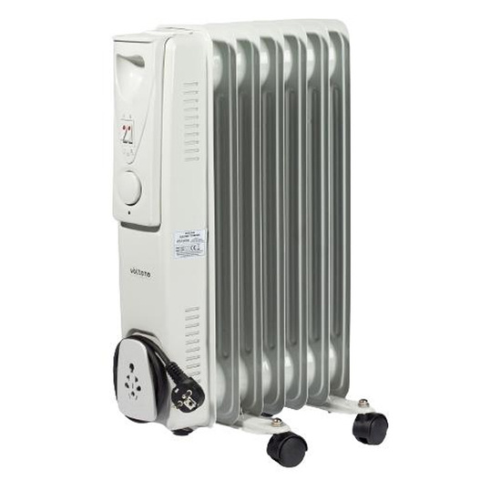 Grzejnik olejowy 7 żebrowy 1500W Volteno Szary