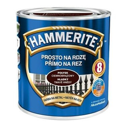 Farba Hammerite na rdzę 2,5 l Ciemnobrązowy połysk