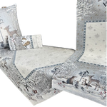 Bieżnik 40x100cm Chenille szary SARENKA
