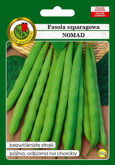 Nasiona Fasola szparagowa karłowa Nomad 50g