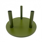 Stojak metalowy zielony na 3 kwiaty BIG