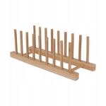 Stojak bambusowy na talerze 34x12,5cm