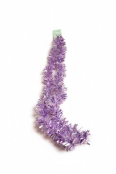 Girlanda metalizowana fioletowa 200cm