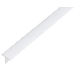 Teownik Profil T PVC Biały 1000x25x18x2mm