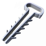 Uchwyt wciskany płaski 10/5mm 50szt
