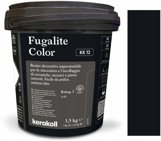 Fuga epoksydowa Fugalite Color epox Kerakoll KK12 Nero 1,5kg