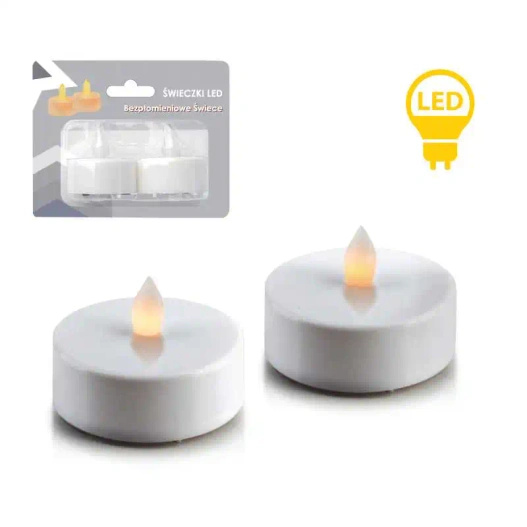 Świeczki T-light 2sztuki LED
