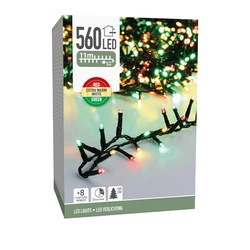 Lampki zewnętrzne/wewnętrzne 560 Led Snake (czerwony, zielony, ciepły biały)