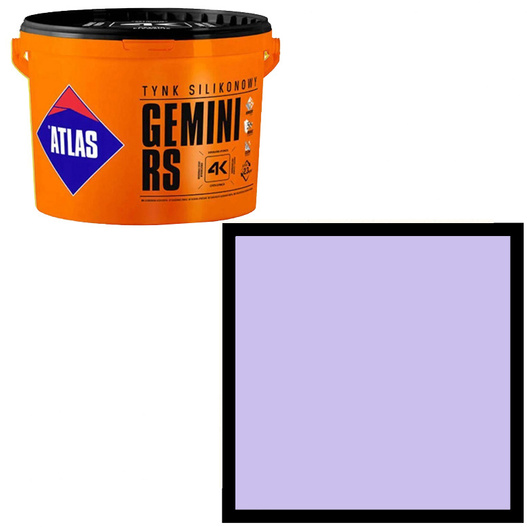 Tynk silikonowy Gemini RS 25kg Atlas SAH 0129