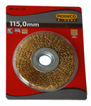 Szczotka tarczowa do szlifierki 115mm MODECO