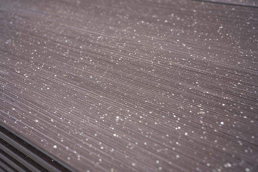 Deska ogrodowa PVC 30x180x2200 mm Ral 8019 Brązowy