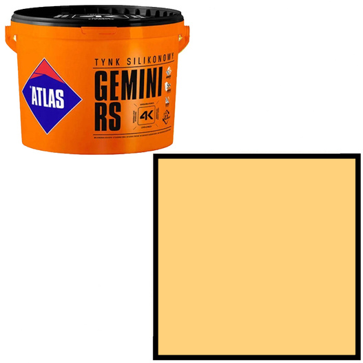 Tynk silikonowy Gemini RS 25kg Atlas SAH 0028