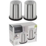 Pieprzniczka i solniczka komplet 2sztuki srebrne