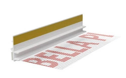 Listwa przyokienna z siatką APU PCV 3m uszczelka