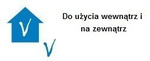 Taśma ochronna maskująca PCV biała 30mmx25m