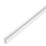 Profil wykończeniowy, PVC Biały 1000x15x6x10mm
