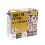 Lampki 280LED biały ciepły 14 m