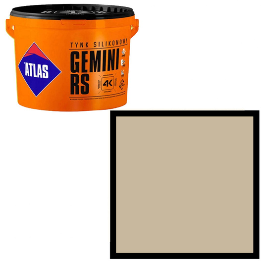 Tynk silikonowy Gemini RS 25kg Atlas SAH 0241