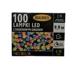 Lampki zew/wew 100 LED 9,9m multikolor dodatkowe gniazdo