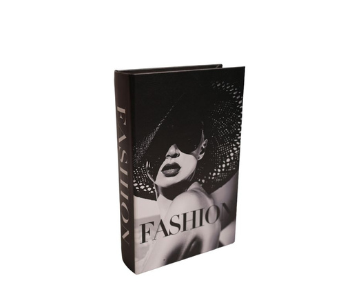 Pudełko książka czarno-białe FASHION 24x15,5x5cm