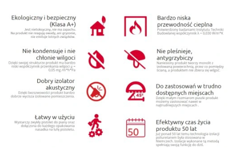POLYNOR PIANA PUR x20 + pistolet + czyścik + dysze