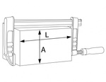 Ścisk stolarski   500x120mm  MODECO
