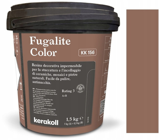 Fuga epoksydowa Fugalite Color epox Kerakoll KK156 Marrone 1,5kg
