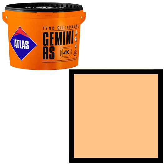 Tynk silikonowy Gemini RS 25kg Atlas SAH 0048