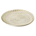 Podtalerz z pleksy biały przycierany złotem 29cm