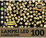 Lampki LED 100L 4,95m biały ciepły zewnętrzne