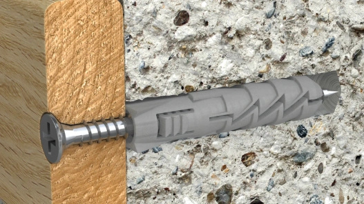 FIX Kołek rozporowy 8x40 mm z wkrętem 5,0x45 mm z wiertłem