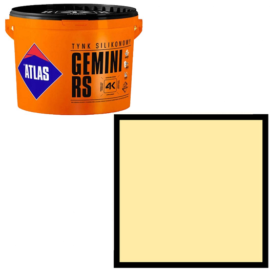 Tynk silikonowy Gemini RS 25kg Atlas SAH 0017