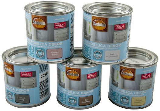 Lakierobejca Dekor 0,25L Sadolin Dąb Rustykalny