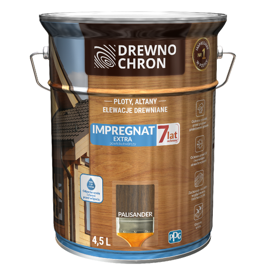 Drewnochron Extra do drewna 4,5L Palisander