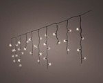 Kurtyna zew/wew 119Led Flesz 50 cm, 5m czarny/ ciepły biały 8funkcji
